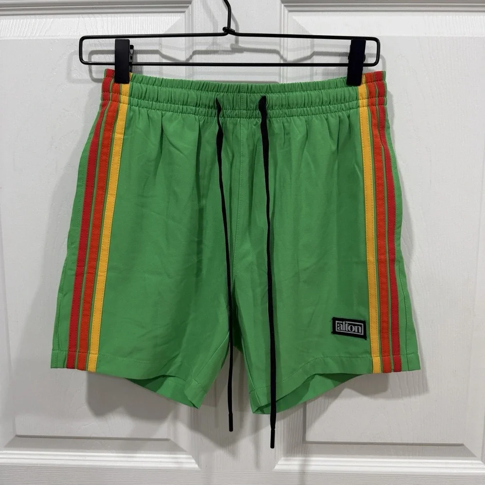 Men's Alton Green Swim Strings Size‎ Small Kilian Jacks Surfboards NWT